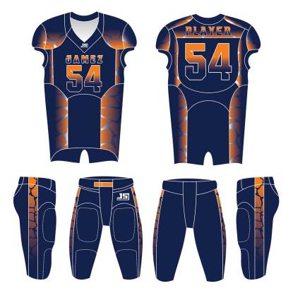 American Football Uniforms (Dark Blue And Brown) Manufacturers,Suppliers, Exporters in Texas