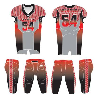 American Football Uniforms (Gray, Black And Red) Manufacturers,Suppliers, Exporters in Texas