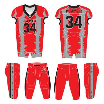 American Football Uniforms (Red And Gray) Manufacturers,Suppliers, Exporters in Texas