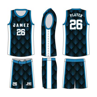 Basketball Uniforms (Dark Blue And White) Manufacturers,Suppliers, Exporters in Texas