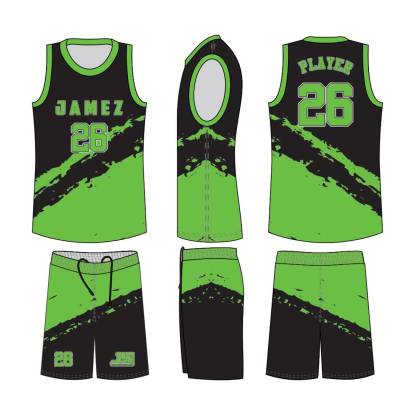 Basketball Uniforms (Green And black) Manufacturers,Suppliers, Exporters in Texas