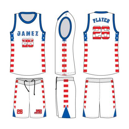 Basketball Uniforms (White) Manufacturers,Suppliers, Exporters in Texas