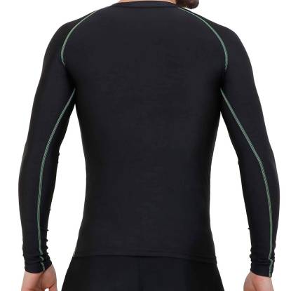 Black And Green Strip Sublimation Compression Wear  Manufacturers, Suppliers, Exporters in Texas