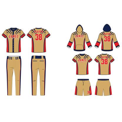 Softball Uniforms (Soil Brown And Red) Manufacturers,Suppliers, Exporters in Texas