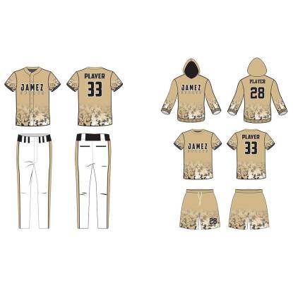 Softball Uniforms (Soil Brown And White) Manufacturers,Suppliers, Exporters in Texas